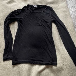 Splendid long sleeve black tee S